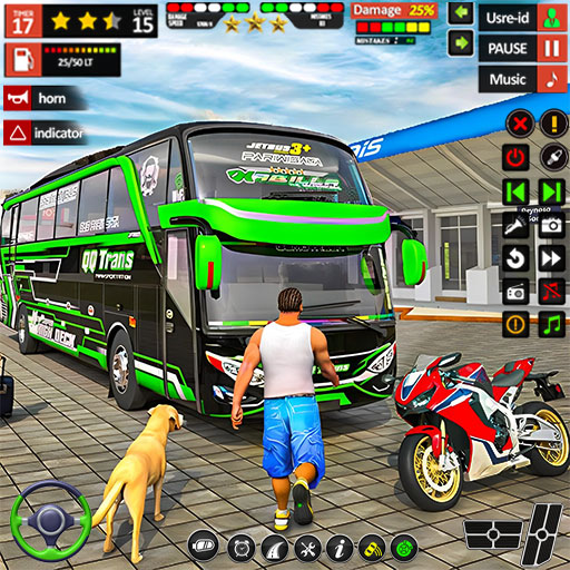 Real Bus Drive Coach Bus Game