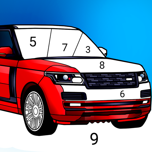 Cars Coloring by Number