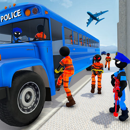 Stickman Police Prisoner Transport