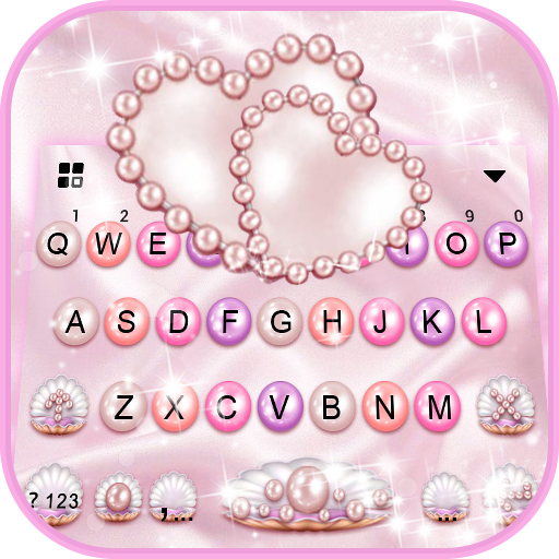 Pink Pearl Hearts Theme