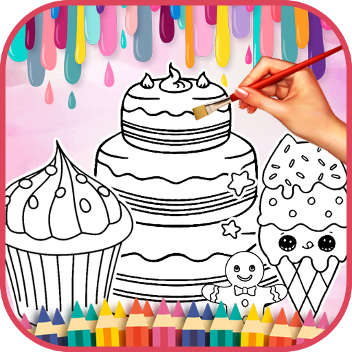 Cute Sweet Food Coloring Book