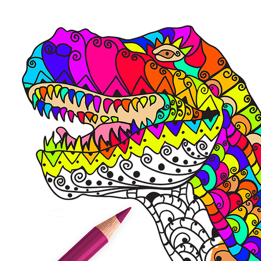 Adult Dinosaur Coloring Pages