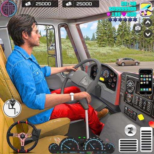US Truck City Transport Sim 3D