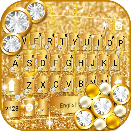 Luxury Gold Keyboard Theme