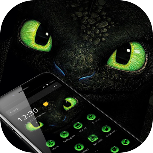 Green Dragon Eyes Theme