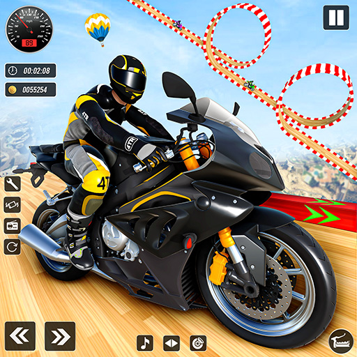 Mega Ramp Stunts Bike Games 3d