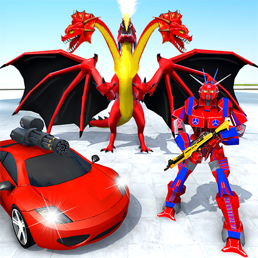 Flying Dragon Robot Car Games