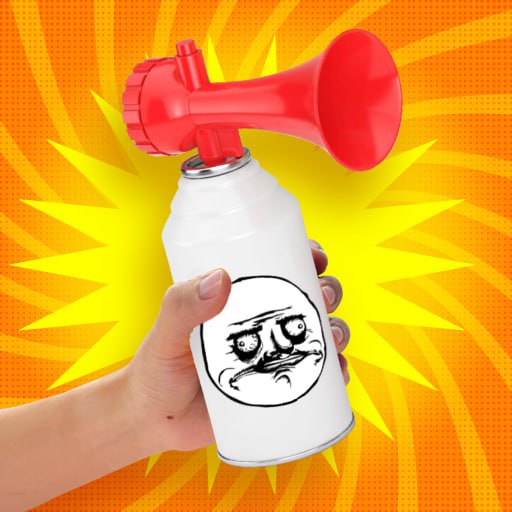 Prank Sounds Haircut, Air Horn