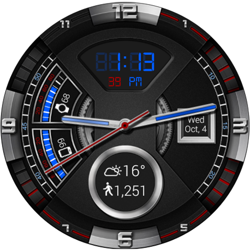 Dashing Gears HD WatchFace