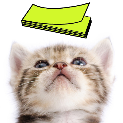 Cat Sticky Note Notepad