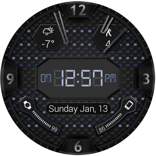 LED Hex HD Watch Face