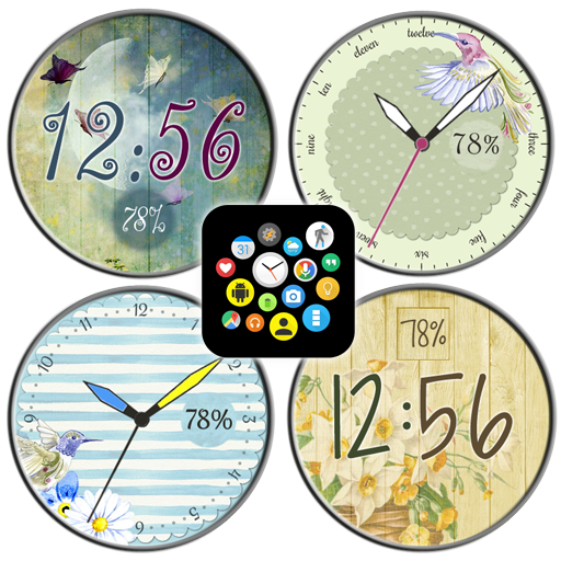 Spring Flower watch face pack