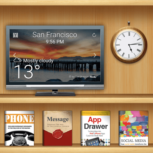 Book Total launcher theme (pro