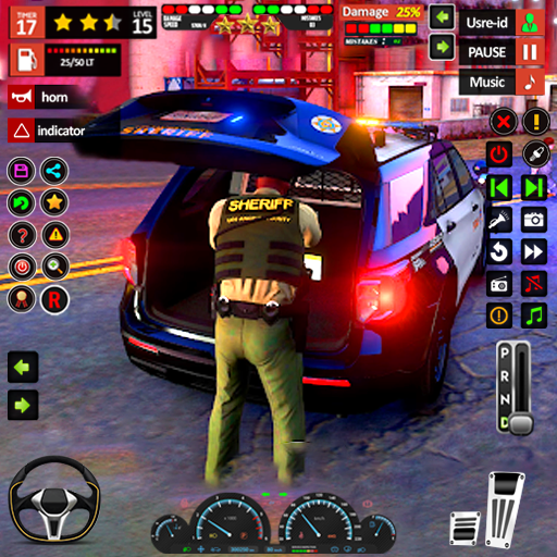 US Police Chase: Cop Car Games