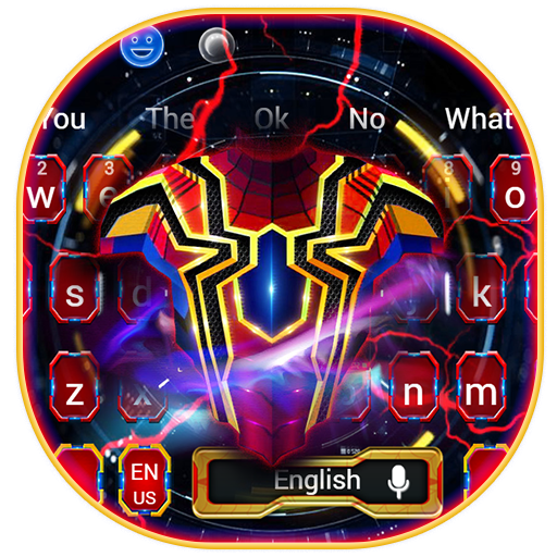 Spider Hero Keyboard Theme