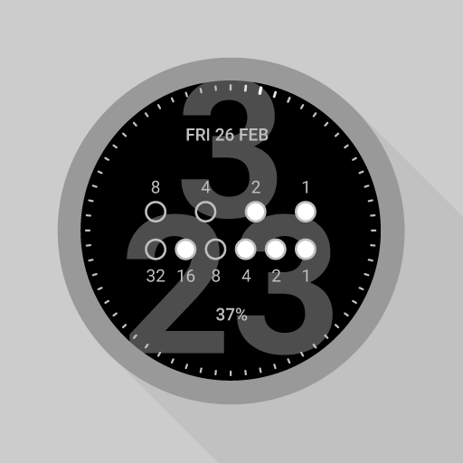 Binary Watch Face