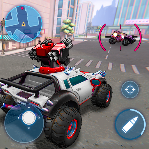 Battle Cars: 3D Shooting Race.