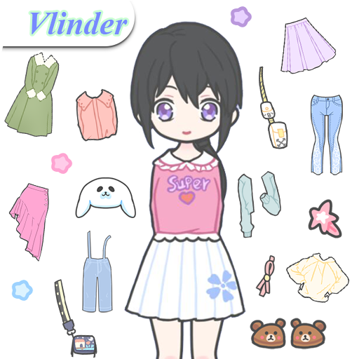 Vlinder Girl: Dress up games
