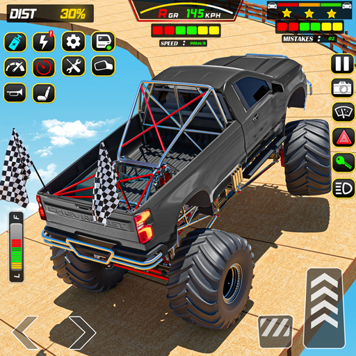 Monster Truck Stunt Car Games