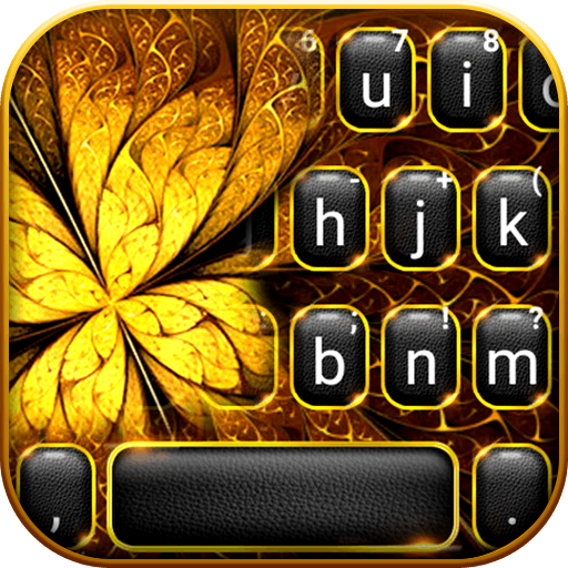 Golden Vintage Rose Keyboard T
