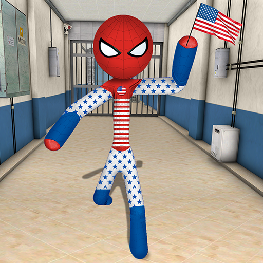 Play Spider Stickman Prison Break Online