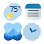 Android 14 Style Widgets