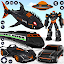 Shark Robot Car Transform Game