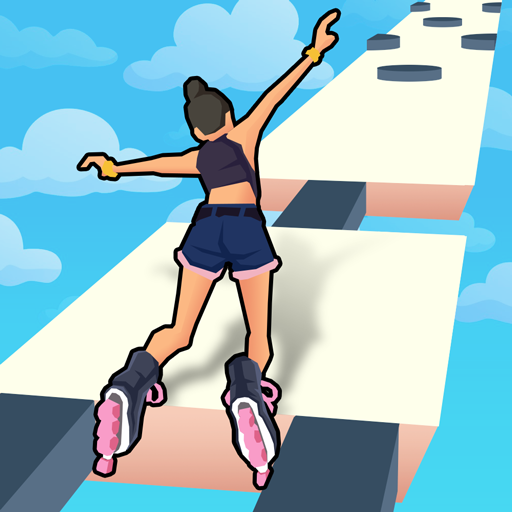 Play Sky Roller: Rainbow Skating Online