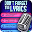Don't Forget the Lyrics