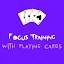 Focus training w playing cards