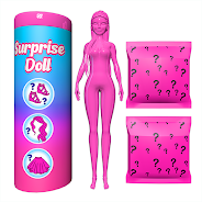 Играй Color Reveal Suprise Doll Game на ПК