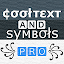 PRO Symbols, Nicknames, Letters, Text tools