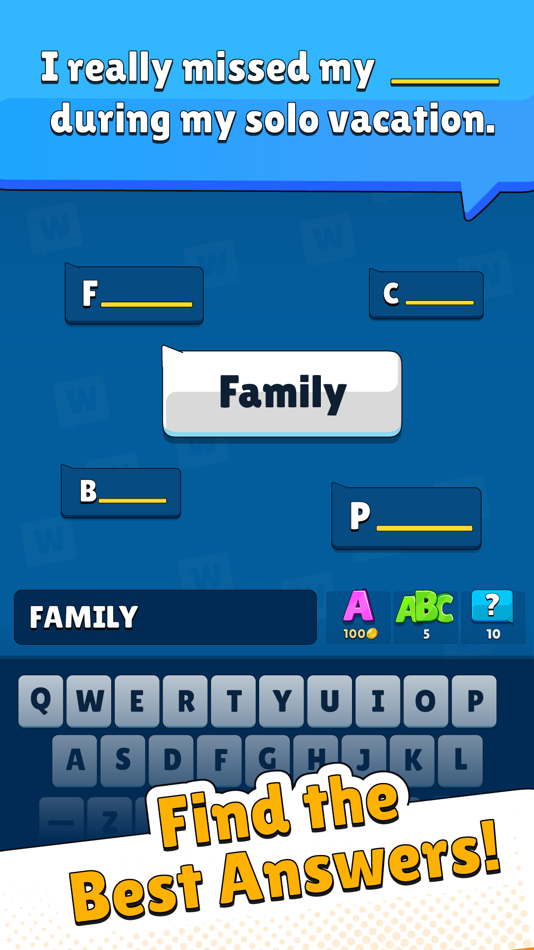 Play Popular Words: Family Game Online
