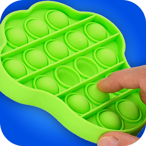 DIY Pop it Fidget toy! Calm ASMR Game