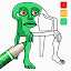 Braindot Color: Draw Monsters