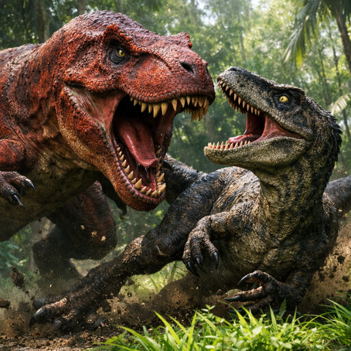 Primal Dino Beast Clash Sim