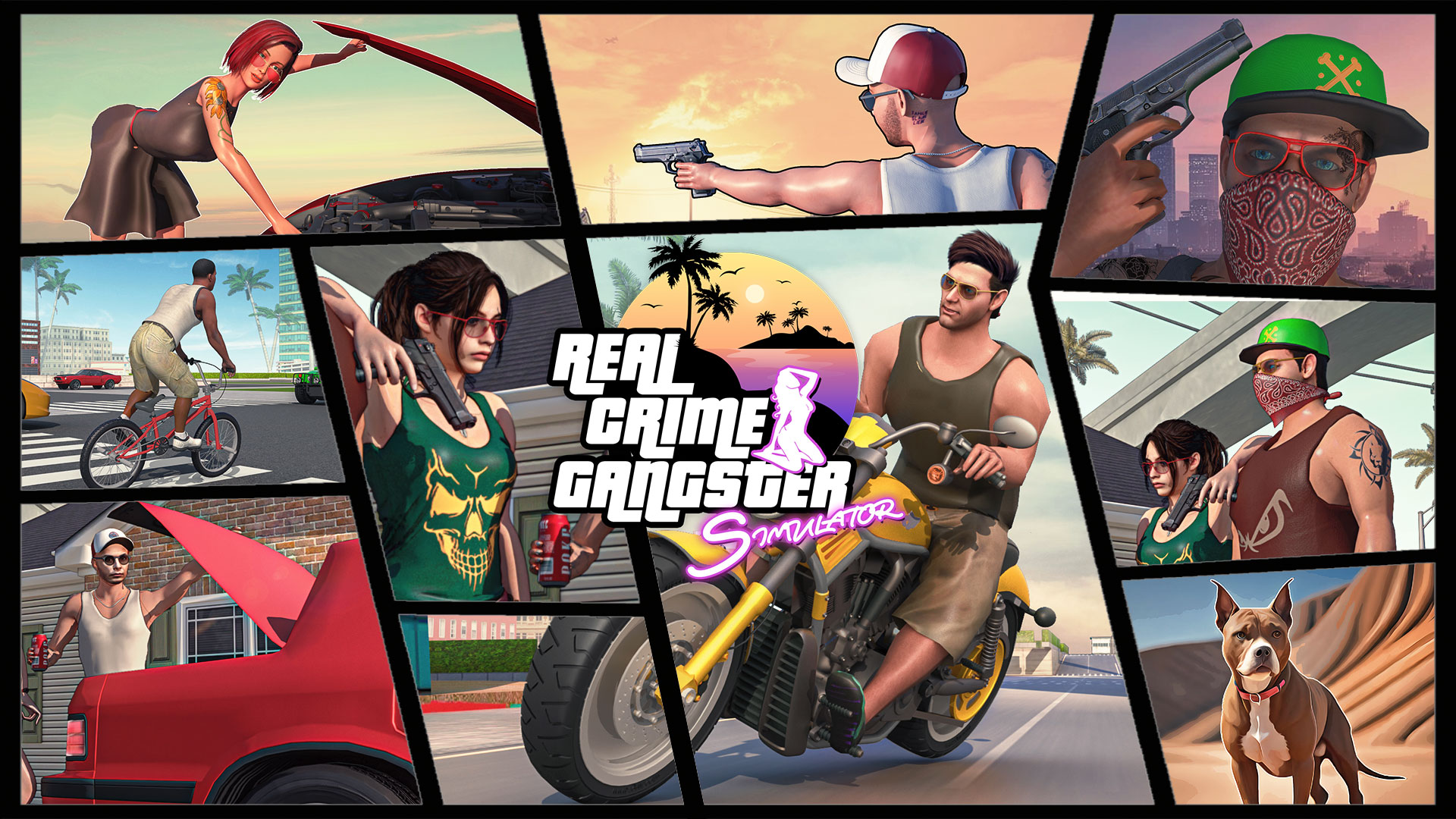 Play Grand City Vegas Crime Games Online