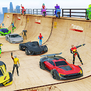 Jogue Superhero Car Racing: Car Game para PC