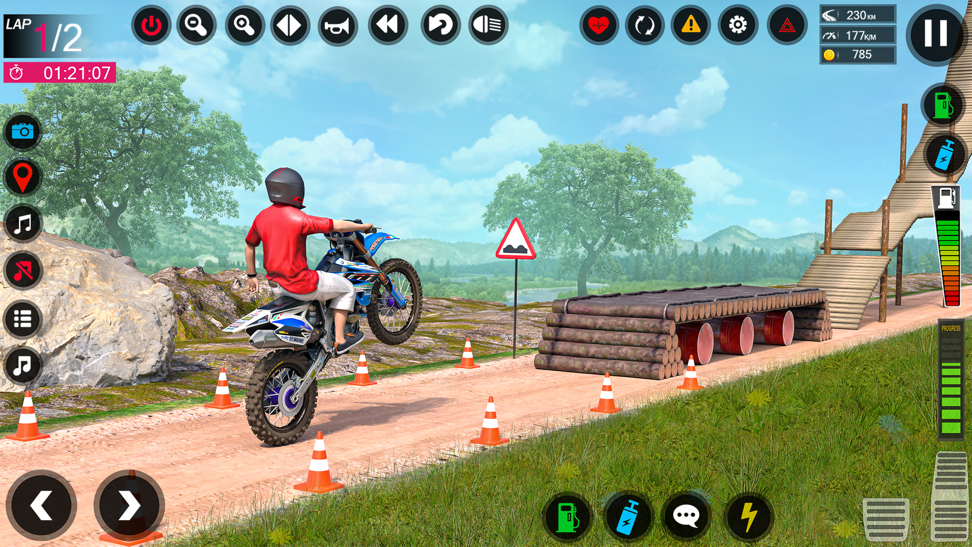 Скачайте и играйте в GT Mega Ramp Stunt Bike Games на ПК или Mac с  (Эмулятор)