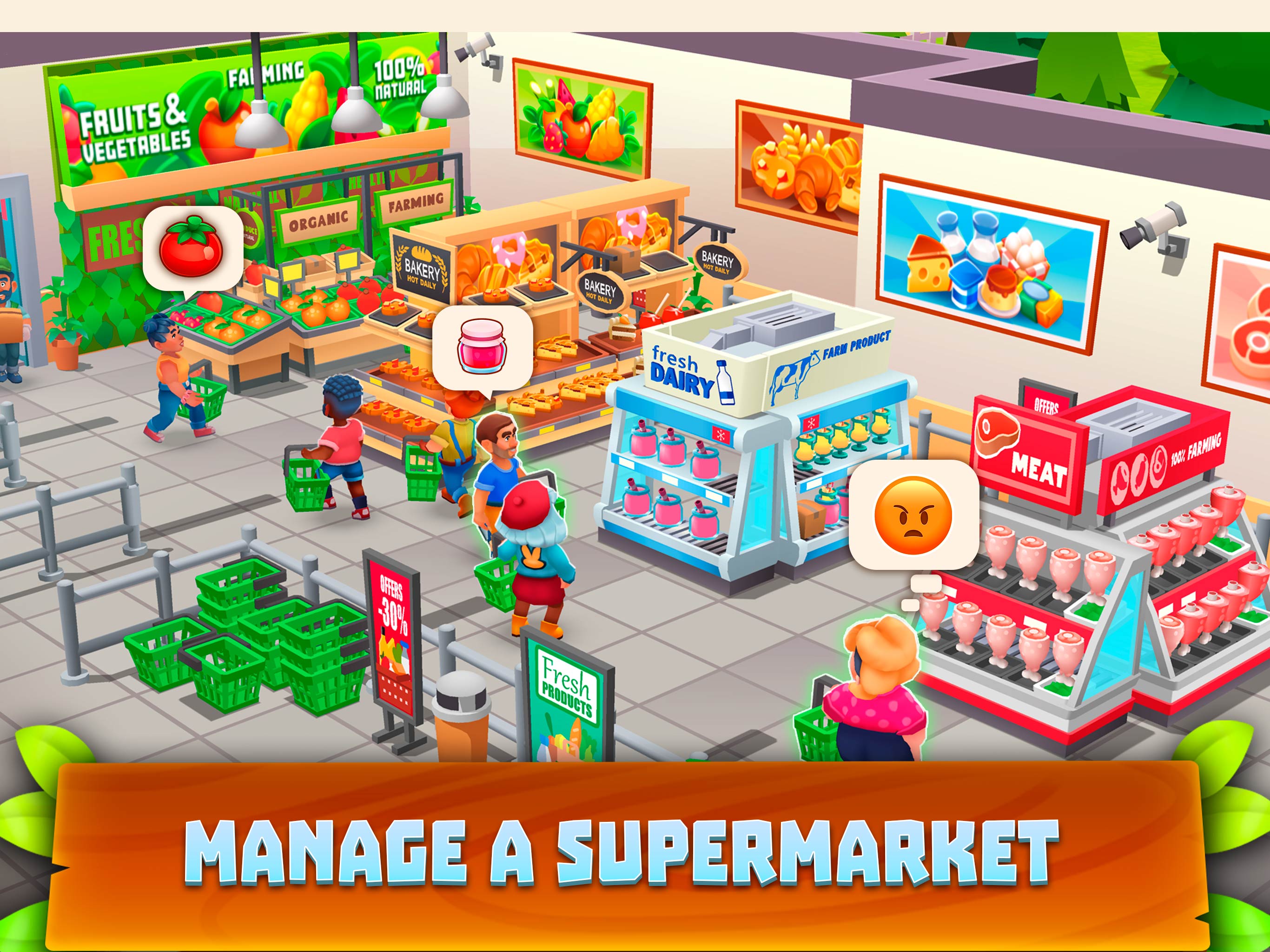 Скачайте и играйте в Supermarket Village—Farm Town на ПК и Mac (Эмулятор)