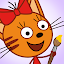 Kid-E-Cats: Draw & Color Games