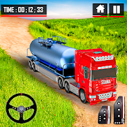Jogue Oil Tanker Truck Driving Simulation Games 2021 para PC