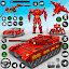 Tank Robot Game 2020 - Eagle Robot Car Games 3D