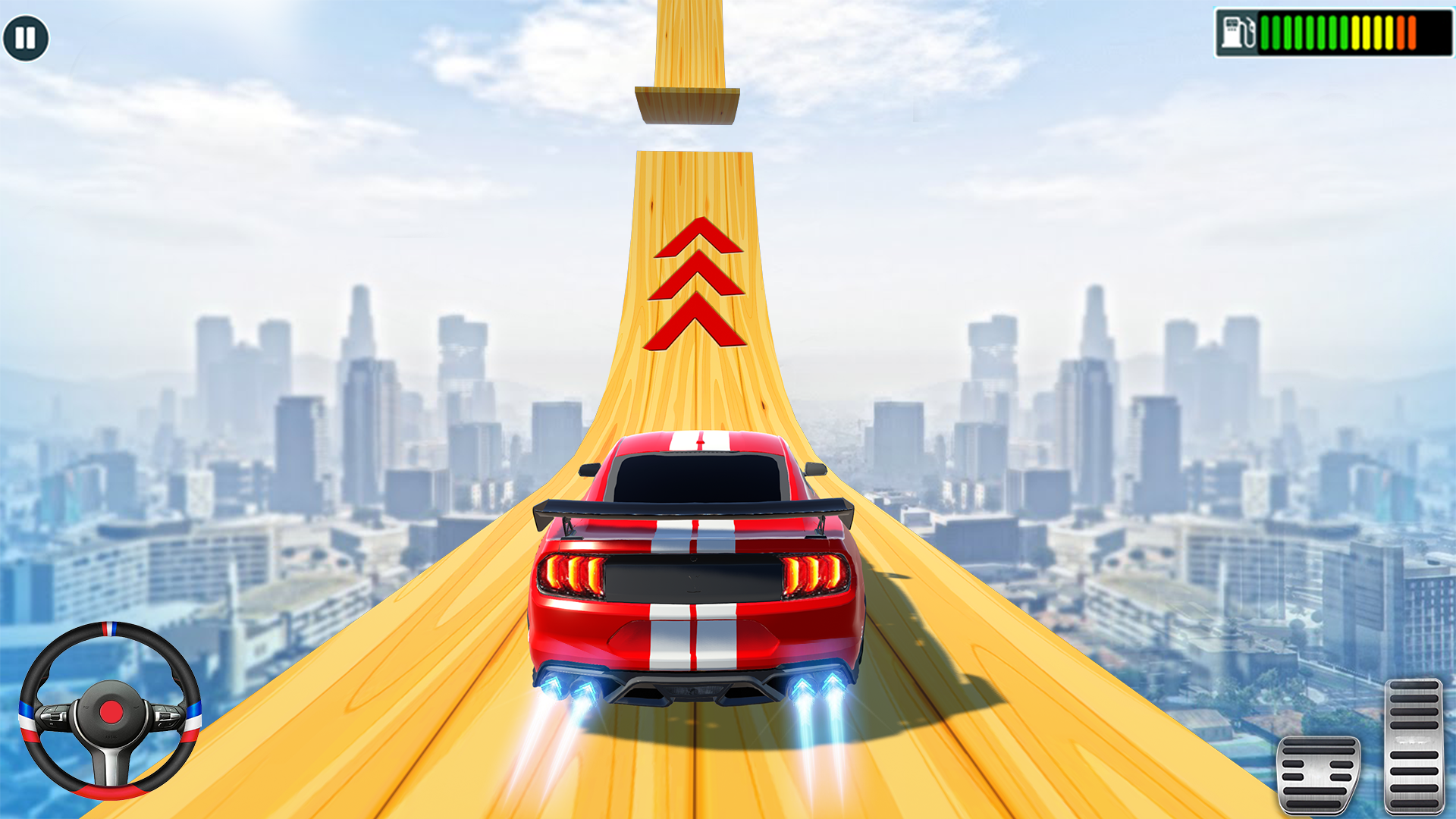 Скачайте и играйте в Crazy Car Stunt: Car Games на ПК и Mac (Эмулятор)  (Emulator)