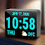Huge Digital Clock Widget