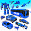 Bus Robot Car Game Robot Games