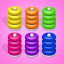Color Sort 3D — Hoop Stack