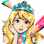 Princess Coloring Book Glitter