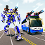 Bus Robot Car Transform War –Police Robot games