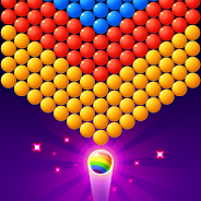 Играй Bubble Shooter Gem Puzzle Pop на ПК